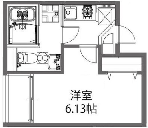 モダンアパートメント高田馬場の物件間取画像